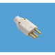 PLUGUE 2P+T JUNCAO MACHO 20A/250V CINZA SOBREPOR FAME