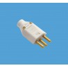 PLUGUE 2P+T JUNCAO MACHO 20A/250V CINZA SOBREPOR FAME