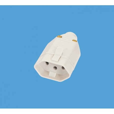 TOMADA 2P+T JUNCAO FEMEA 20A/250V CINZA SOBREPOR FAME