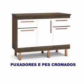 GABINETE COZINHA MM ATENAS 1.14 COBRE AVELATO/BRANCO