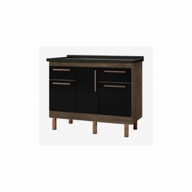 GABINETE COZINHA MM ATENAS 1.14 COBRE AVELATO/PRETO