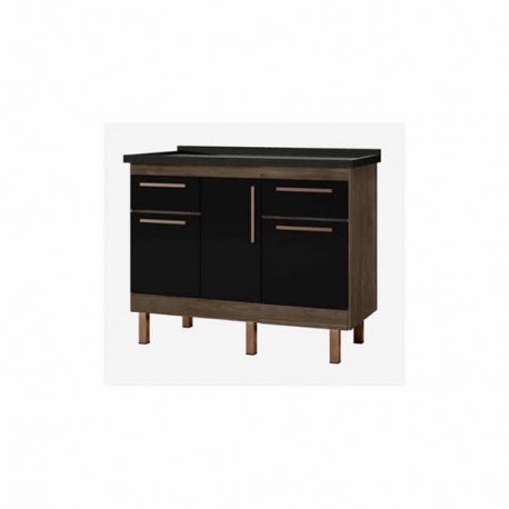 GABINETE MM ATENAS 1.20 COBRE AVELATO/PRETO