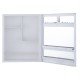 ARMÁRIO PLÁSTICO DE SOBREPOR A44 45.5 X 36.5 CM COR BRANCO ASTRA