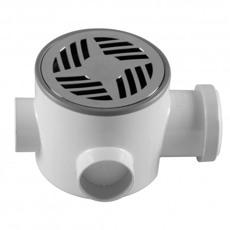 CAIXA SIFONADA 10 X 09 CM CS134/V CROMADA ASTRA