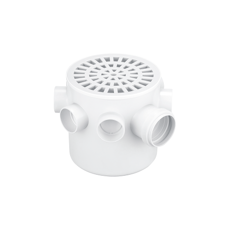 CAIXA SIFONADA 150X150X050 MM BRANCA HERC