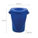 CESTO MULTIUSO COM TAMPA 60 LITROS COR AZUL 5 ASTRA