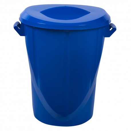 CESTO MULTIUSO 100 LITROS COM TAMPA CT100 AZUL ASTRA