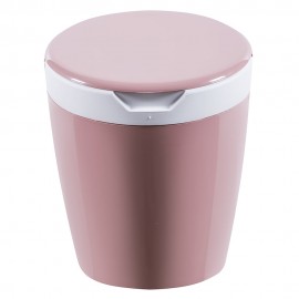 LIXEIRA DE PIA 2,7 LITROS COR ROSE/BRANCO ASTRA