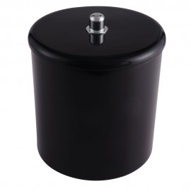 LIXEIRA 6 LITROS COM TAMPA CT4 PRETO ASTRA