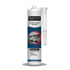 SILICONE ACETICO 260 GRAMAS BRANCO