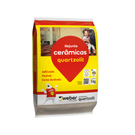 REJUNTE FLEXIVEL COR MARROM TABACO PARA CERAMICA 01KG QUARTZOLIT