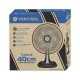 VENTILADOR MESA 40 CENTIMETROS 6 PAS TURBO COR PRETA 127V VENTISOL