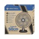 VENTILADOR MESA 50 CENTIMETROS 6 PAS TURBO COR BRANCA 127V VENTISOL