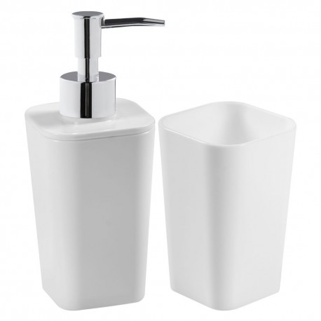 KIT ACESSÓRIO DE BANHEIRO KBB2 BRANCO ASTRA