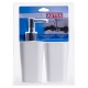 KIT ACESSÓRIO DE BANHEIRO KBB2 BRANCO ASTRA