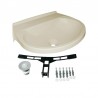 LAVATORIO PLASTICO 8,0 LITROS LV3 50X40 COR BEGE 8 ASTRA
