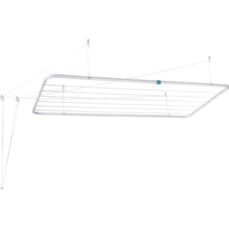 VARAL DE TETO EM AÇO 120 X 56 CM MAXEB