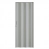 PORTA SANFONADA EM PVC 2,10M X 60CM CINZA