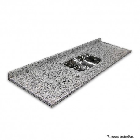 PIA DE COZINHA GRANITO OCRE 2,00 METROS KASA