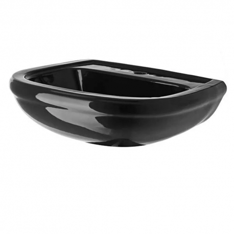 LAVATÓRIO SABATINI PRETO 53X44 CM- ICASA