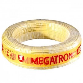 CABO FLEX ROLO 04.00 AMARELO MEGATRON