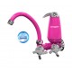 TORNEIRA ROSA COM FILTRO DE PAREDE BICA MOVEL ACQUABIOS