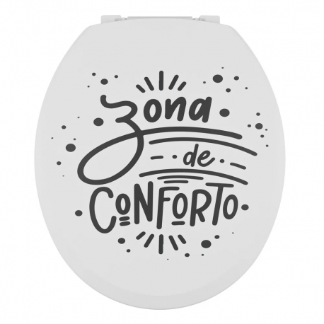 ASSENTO ALMOFADADO FRASE ZONA DE CONFORTO - ASTRA