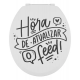 ASSENTO ALMOFADADO FRASE ´´HORA ATUALIZAR FEED`` - ASTRA
