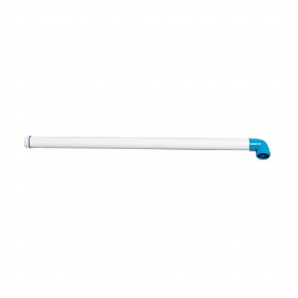 TUBO DE DESCIDA PARA VÁLVULA DE DESCARGA COM JOELHO AZUL -ASTRA