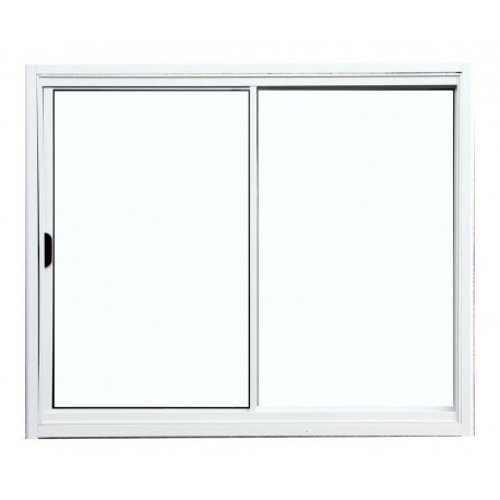 VITRÔ DE CORRER 100X120 2 FOLHAS ALUMINIO BRANCO ALIANCE
