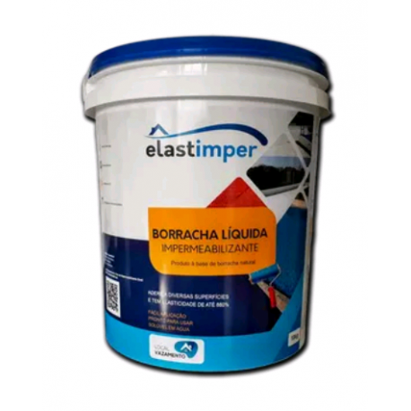 ELASTIMPER 18 KG MANTA LIQUIDA BRANCA LOCAL VAZAMENTO