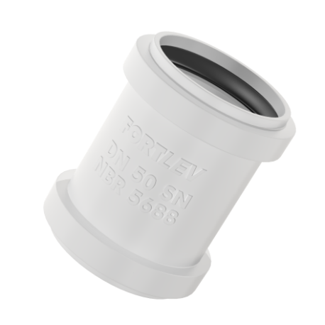 LUVA ESGOTO DE CORRER 75MM FORTLEV