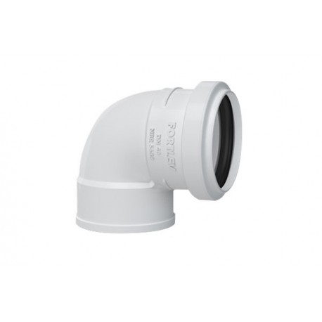 JOELHO ESGOTO SN 90º 40MM COM ANEL FORTLEV