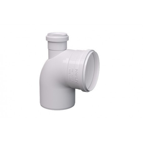 JOELHO ESGOTO SN 100X75MM COM VISITA FORTLEV