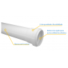 TUBO ESGOTO SN 40MM 6 METROS FORTLEV